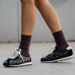 Zapatilla Inara Tachuelas Negro Popa