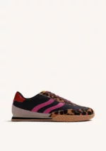 ZAPATILLAS NEGRO PIEL Y NYLON - Imagen 2