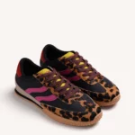 ZAPATILLAS NEGRO PIEL Y NYLON
