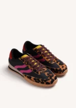 ZAPATILLAS NEGRO PIEL Y NYLON