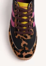 ZAPATILLAS NEGRO PIEL Y NYLON - Imagen 4